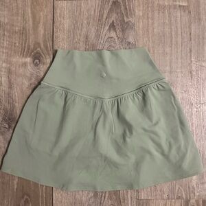 Lululemon Athletica Sage Green Mini Skirt